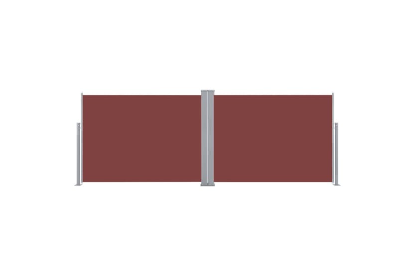 vidaXL 48475 Retractable Side Awning Brown 100x1000cm vidaXL 48475 Retractable Side Awning Brown 100x1000cm