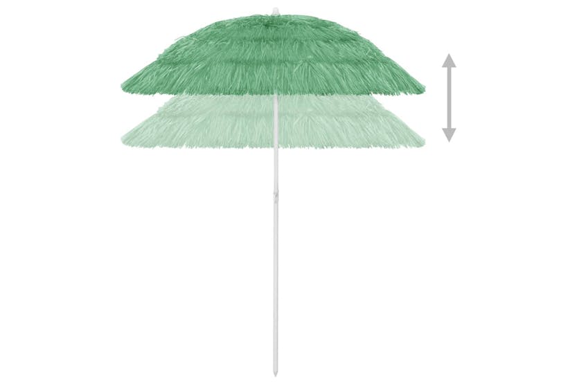 vidaXL 314697 Hawaii Beach Umbrella Green 180cm vidaXL 314697 Hawaii Beach Umbrella Green 180cm
