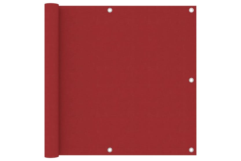 vidaXL 135037 Balcony Screen Red 90x400cm Oxford Fabric vidaXL 135037 Balcony Screen Red 90x400cm Oxford Fabric