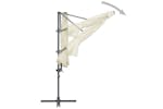 vidaXL 44628 Cantilever Umbrella With Steel Pole Sand 300cm vidaXL 44628 Cantilever Umbrella With Steel Pole Sand 300cm