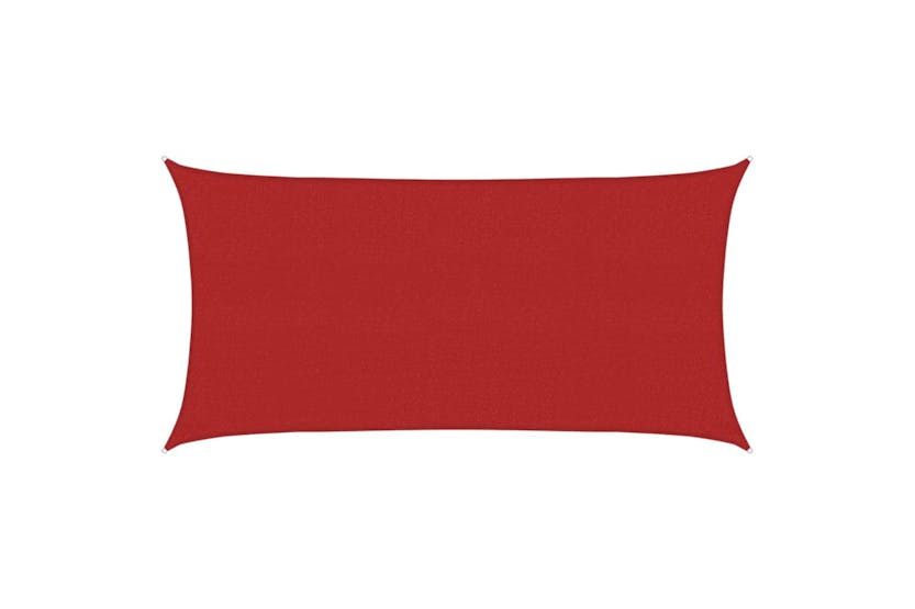 vidaXL 311614 Sunshade Sail 160 G/m² Red 2x4 M Hdpe vidaXL 311614 Sunshade Sail 160 G/m² Red 2x4 M Hdpe