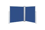 vidaXL 317998 Retractable Side Awning Blue 160x600cm vidaXL 317998 Retractable Side Awning Blue 160x600cm