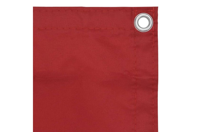 vidaXL 135042 Balcony Screen Red 120x500cm Oxford Fabric vidaXL 135042 Balcony Screen Red 120x500cm Oxford Fabric