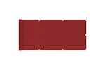 vidaXL 311005 Balcony Screen Red 75x400cm Hdpe vidaXL 311005 Balcony Screen Red 75x400cm Hdpe