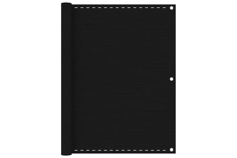 vidaXL 311036 Balcony Screen Black 120x300cm Hdpe vidaXL 311036 Balcony Screen Black 120x300cm Hdpe