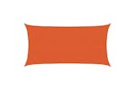vidaXL 311669 Sunshade Sail 160 G/m² Orange 2x4 M Hdpe vidaXL 311669 Sunshade Sail 160 G/m² Orange 2x4 M Hdpe