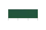vidaXL 47141 3-panel Wind Screen Fabric 400x80cm Green vidaXL 47141 3-panel Wind Screen Fabric 400x80cm Green