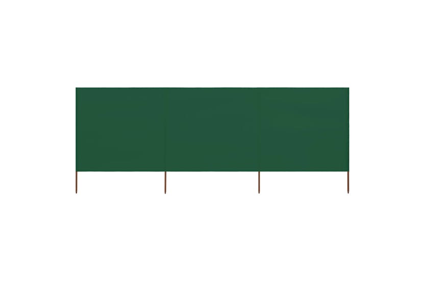 vidaXL 47141 3-panel Wind Screen Fabric 400x80cm Green vidaXL 47141 3-panel Wind Screen Fabric 400x80cm Green