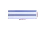 vidaXL 310885 Balcony Screen Blue And White 75x400cm Hdpe vidaXL 310885 Balcony Screen Blue And White 75x400cm Hdpe