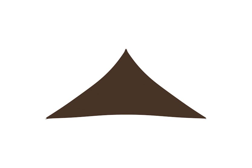 vidaXL 135830 Sunshade Sail Oxford Fabric Triangular 3x3x3 M Brown vidaXL 135830 Sunshade Sail Oxford Fabric Triangular 3x3x3 M Brown