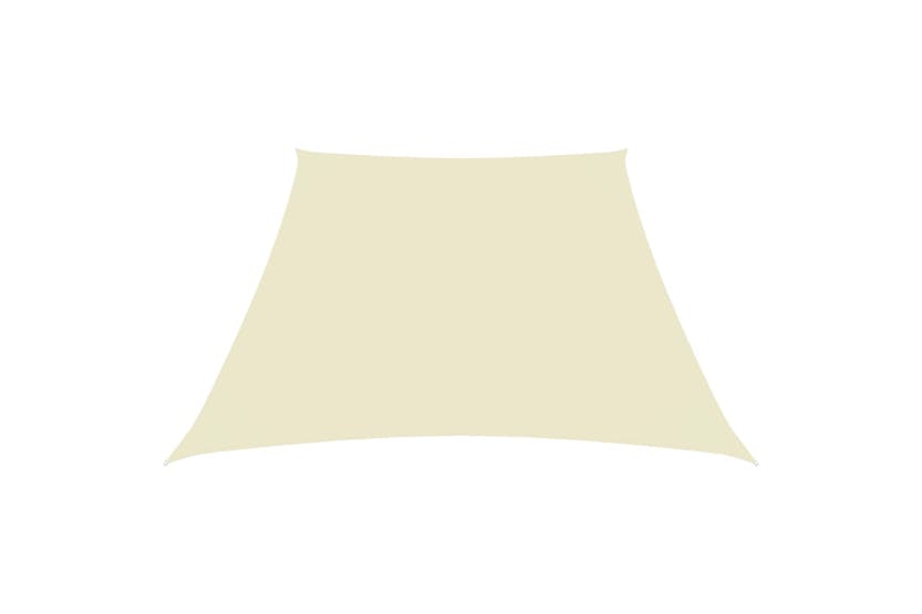 vidaXL 135242 Sunshade Sail Oxford Fabric Trapezium 3/4x3 M Cream vidaXL 135242 Sunshade Sail Oxford Fabric Trapezium 3/4x3 M Cream