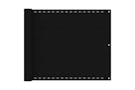 vidaXL 311029 Balcony Screen Black 75x400cm Hdpe vidaXL 311029 Balcony Screen Black 75x400cm Hdpe