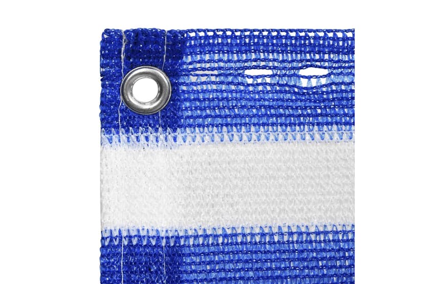 vidaXL 310885 Balcony Screen Blue And White 75x400cm Hdpe vidaXL 310885 Balcony Screen Blue And White 75x400cm Hdpe