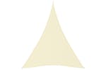 vidaXL 135236 Sunshade Sail Oxford Fabric Triangular 5x6x6 M Cream vidaXL 135236 Sunshade Sail Oxford Fabric Triangular 5x6x6 M Cream