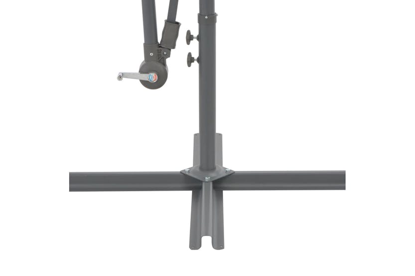 vidaXL 47132 Cantilever Umbrella With Aluminium Pole 300cm Black vidaXL 47132 Cantilever Umbrella With Aluminium Pole 300cm Black