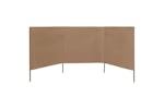 vidaXL 47151 3-panel Wind Screen Fabric 400x160cm Taupe vidaXL 47151 3-panel Wind Screen Fabric 400x160cm Taupe