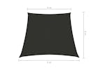 vidaXL 135134 Sunshade Sail Oxford Fabric Trapezium 4/5x4 M Anthracite vidaXL 135134 Sunshade Sail Oxford Fabric Trapezium 4/5x4 M Anthracite