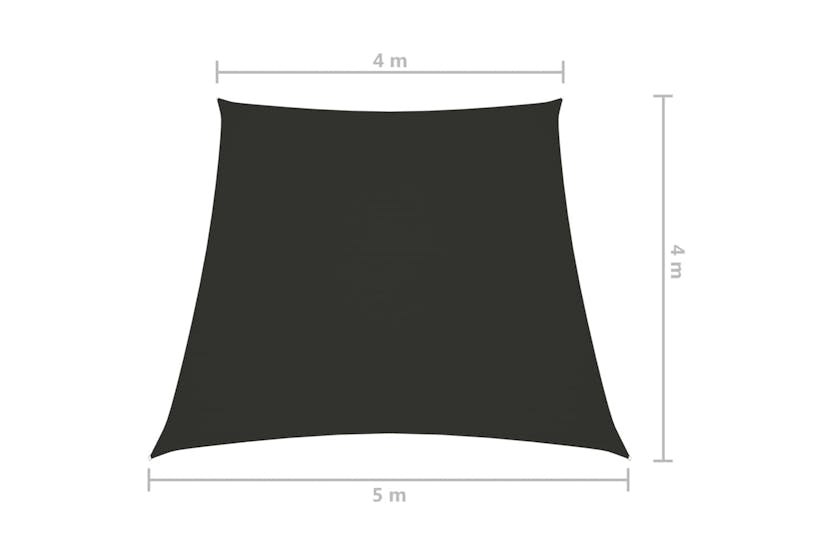vidaXL 135134 Sunshade Sail Oxford Fabric Trapezium 4/5x4 M Anthracite vidaXL 135134 Sunshade Sail Oxford Fabric Trapezium 4/5x4 M Anthracite
