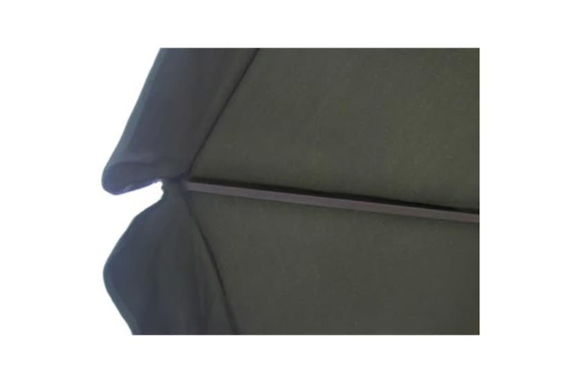 vidaXL 271717 Aluminium Umbrella With Portable Base Green vidaXL 271717 Aluminium Umbrella With Portable Base Green