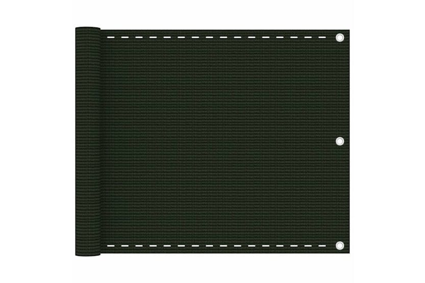 vidaXL 310970 Balcony Screen Dark Green 75x500cm Hdpe vidaXL 310970 Balcony Screen Dark Green 75x500cm Hdpe