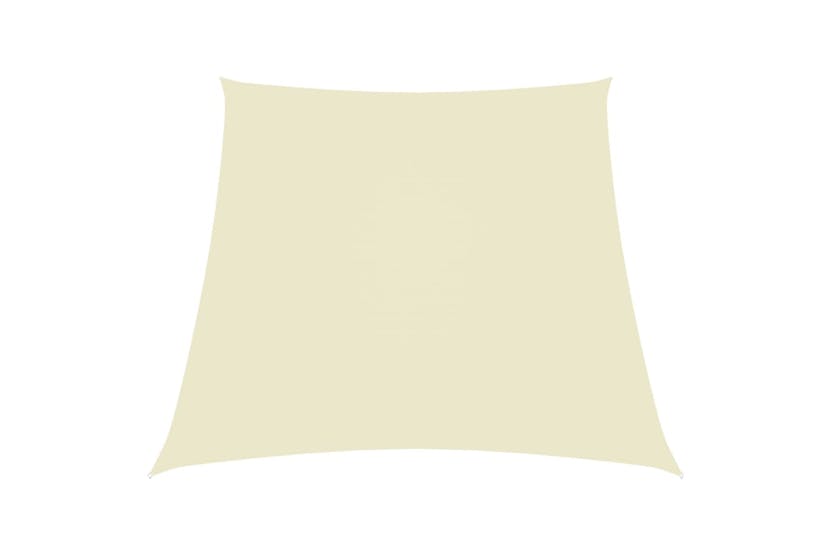 vidaXL 135244 Sunshade Sail Oxford Fabric Trapezium 4/5x4 M Cream vidaXL 135244 Sunshade Sail Oxford Fabric Trapezium 4/5x4 M Cream
