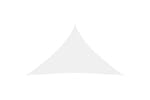 vidaXL 135293 Sunshade Sail Oxford Fabric Triangular 5x5x6 M White vidaXL 135293 Sunshade Sail Oxford Fabric Triangular 5x5x6 M White