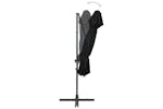 vidaXL 312364 Cantilever Umbrella With Double Top Black 250x250cm vidaXL 312364 Cantilever Umbrella With Double Top Black 250x250cm
