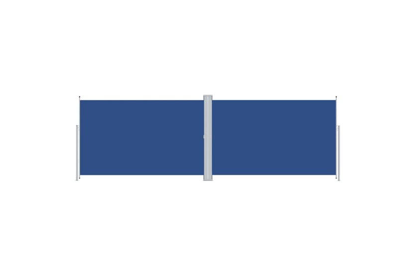 vidaXL 318010 Retractable Side Awning Blue 200x600cm vidaXL 318010 Retractable Side Awning Blue 200x600cm