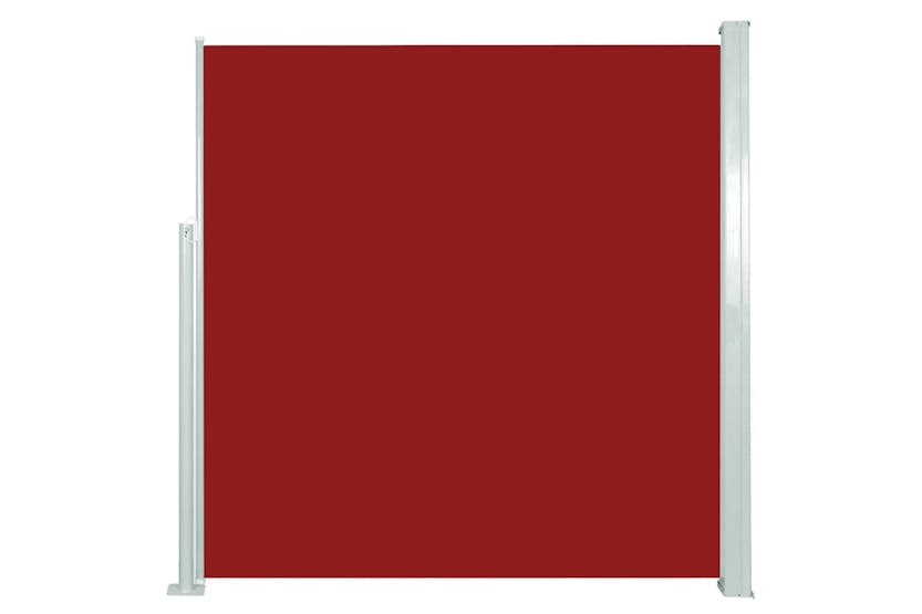 vidaXL 317877 Patio Retractable Side Awning 140x300cm Red vidaXL 317877 Patio Retractable Side Awning 140x300cm Red