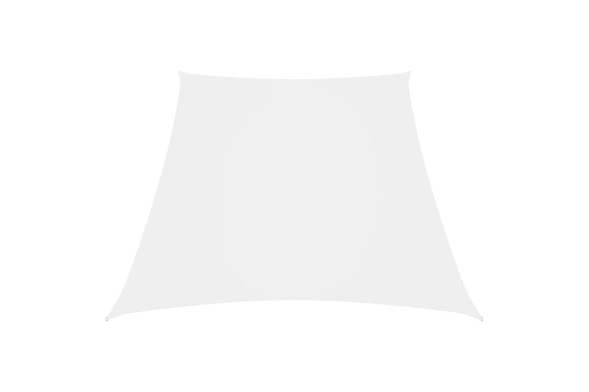 vidaXL 135298 Sunshade Sail Oxford Fabric Trapezium 3/5x4 M White vidaXL 135298 Sunshade Sail Oxford Fabric Trapezium 3/5x4 M White