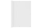 vidaXL 134896 Balcony Screen White 120x300cm Oxford Fabric vidaXL 134896 Balcony Screen White 120x300cm Oxford Fabric