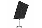 vidaXL 46990 Cantilever Umbrella With Steel Pole Black 250x250cm vidaXL 46990 Cantilever Umbrella With Steel Pole Black 250x250cm