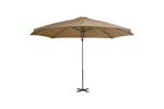 vidaXL 44623 Cantilever Umbrella With Aluminium Pole Taupe 300cm vidaXL 44623 Cantilever Umbrella With Aluminium Pole Taupe 300cm
