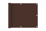 vidaXL 135071 Balcony Screen Brown 75x600cm Oxford Fabric vidaXL 135071 Balcony Screen Brown 75x600cm Oxford Fabric