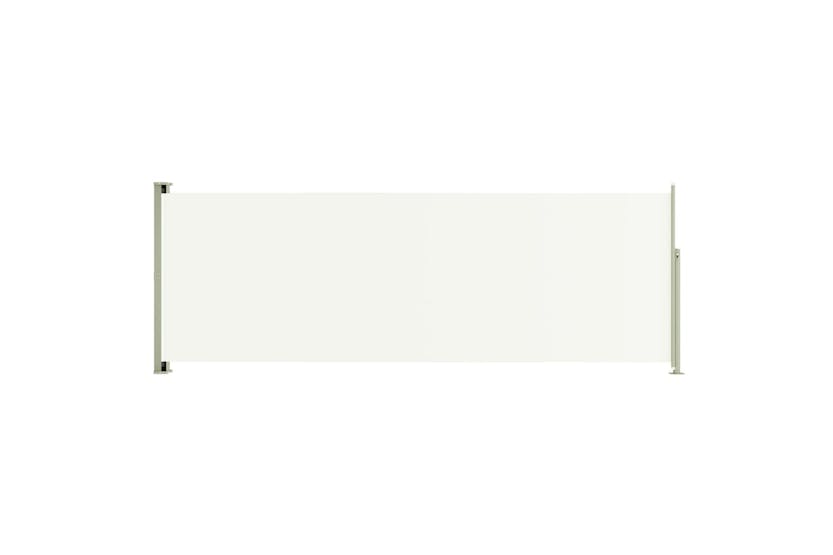 vidaXL 317977 Patio Retractable Side Awning 220x600cm Cream vidaXL 317977 Patio Retractable Side Awning 220x600cm Cream