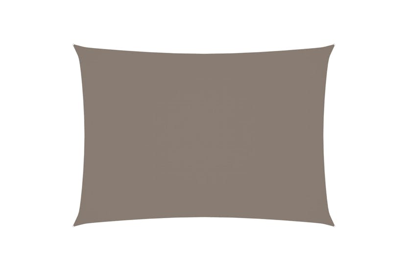 vidaXL 135435 Sunshade Sail Oxford Fabric Rectangular 3.5x5 M Taupe vidaXL 135435 Sunshade Sail Oxford Fabric Rectangular 3.5x5 M Taupe