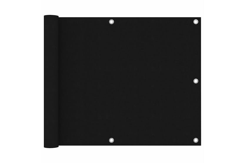 vidaXL 135057 Balcony Screen Black 75x400cm Oxford Fabric vidaXL 135057 Balcony Screen Black 75x400cm Oxford Fabric