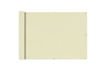 vidaXL 42337 Balcony Screen Oxford Fabric 75x600cm Cream vidaXL 42337 Balcony Screen Oxford Fabric 75x600cm Cream