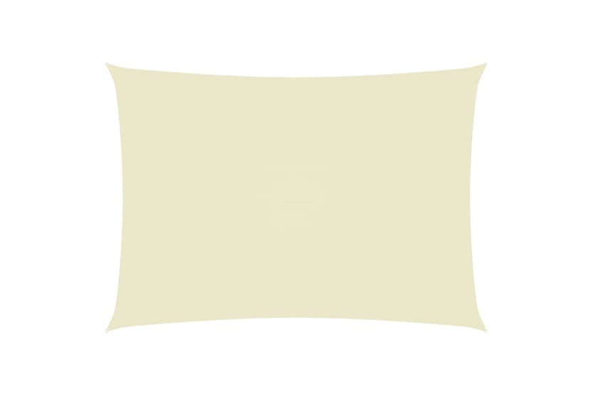 vidaXL 135223 Sunshade Sail Oxford Fabric Rectangular 6x8 M Cream vidaXL 135223 Sunshade Sail Oxford Fabric Rectangular 6x8 M Cream