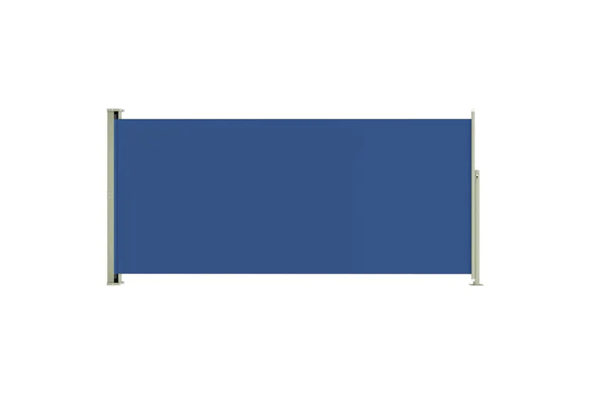vidaXL 317836 Patio Retractable Side Awning 140x300cm Blue vidaXL 317836 Patio Retractable Side Awning 140x300cm Blue
