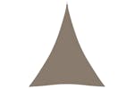 vidaXL 135449 Sunshade Sail Oxford Fabric Triangular 3x4x4 M Taupe vidaXL 135449 Sunshade Sail Oxford Fabric Triangular 3x4x4 M Taupe