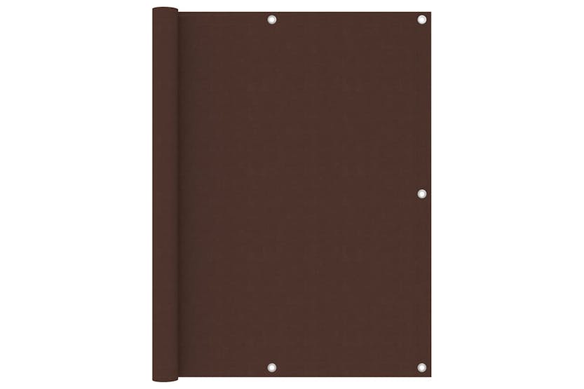 vidaXL 135079 Balcony Screen Brown 120x600cm Oxford Fabric vidaXL 135079 Balcony Screen Brown 120x600cm Oxford Fabric