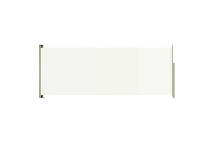 vidaXL 317827 Patio Retractable Side Awning 117x300cm Cream vidaXL 317827 Patio Retractable Side Awning 117x300cm Cream