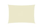 vidaXL 135211 Sunshade Sail Oxford Fabric Rectangular 3x4.5 M Cream vidaXL 135211 Sunshade Sail Oxford Fabric Rectangular 3x4.5 M Cream