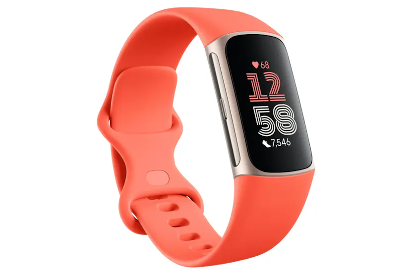 Fitbit Charge 6 Fitness Tracker | Coral & Champagne Gold Fitbit Charge 6 Fitness Tracker | Coral & Champagne Gold