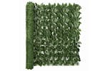 vidaXL 315487 Balcony Screen With Dark Green Leaves 300x100cm vidaXL 315487 Balcony Screen With Dark Green Leaves 300x100cm