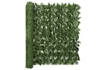 vidaXL 315488 Balcony Screen With Dark Green Leaves 400x100cm vidaXL 315488 Balcony Screen With Dark Green Leaves 400x100cm