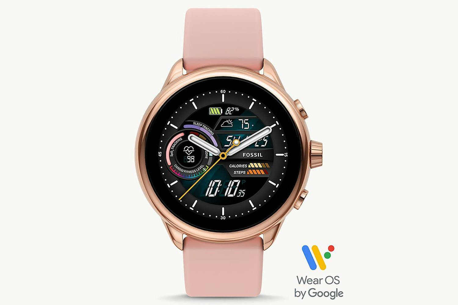 Fossil Gen 6 Wellness Edition Smartwatch | Blush Silicone