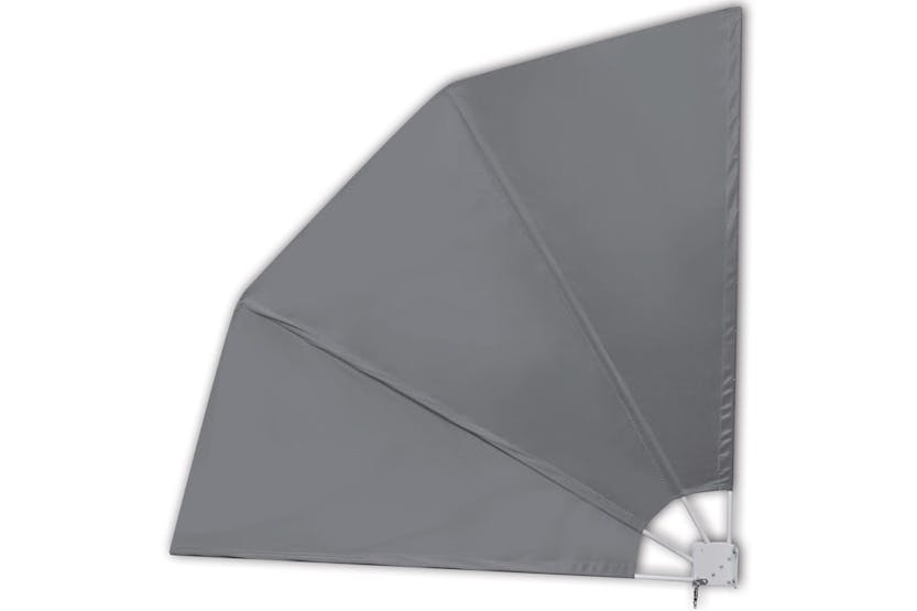 vidaXL 41573 Collapsible Balcony Side Awning Grey 210x210cm vidaXL 41573 Collapsible Balcony Side Awning Grey 210x210cm