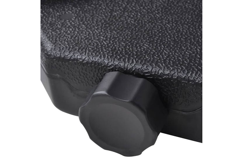 vidaXL 271716 Aluminium Umbrella With Portable Base White vidaXL 271716 Aluminium Umbrella With Portable Base White